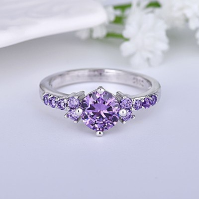 MYKI Elegant & Casual fashion Rings Stainless Steel Cubic Zirconia Silver Plated Ring