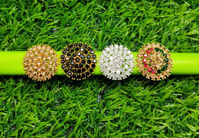 Divyanshi Collection Combo Pack Of Multicolour 4 Ad Rings Brass Diamond Gold, Silver Plated Ring Set