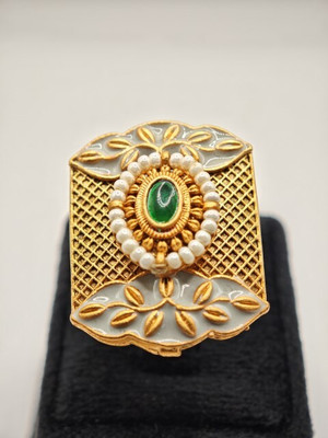 sapraa trends Alloy Gold Plated Ring