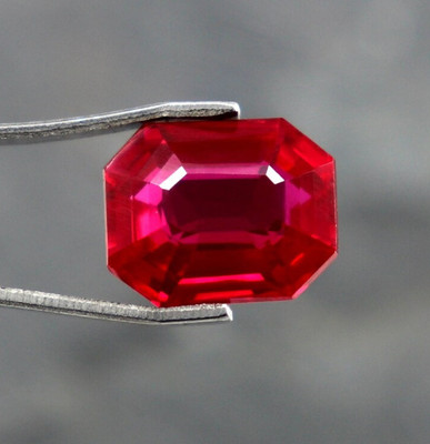 SIDHGEMS 11.25 Ratti 10.25 Crt Natural Ruby Stone Manik Stone Original Certified Ruby Stone