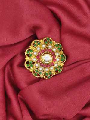 aarnaa Zinc Gold Plated Ring