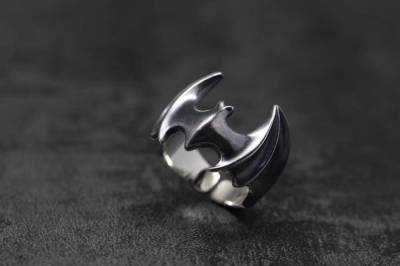 Syfer Batman Ring for Men and Boy Ring for Biker Stainless Steel Silver  Plated Ring Price in India - Buy Syfer Batman Ring for Men and Boy Ring for  Biker Stainless Steel