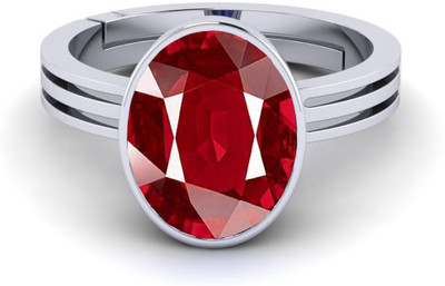 VishvMa Burma Ruby Manik Gemstone 9.25 Ratti with Lab Report & Guarantee Certificate Stone Ruby Ring