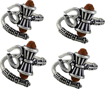 N NUPAL PLASTIC duplicate Ring plastic Plated for GAY Ring pack of 1 Paper Sterling Silver Plated Ring