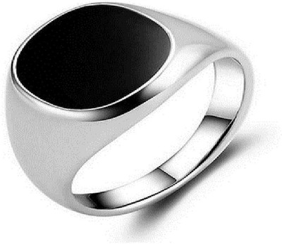 Jewelswonder Sulemani hakik Ring With Natural Chalcedony Stone Lab Certified Stone Chalcedony Silver Plated Ring