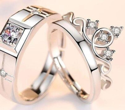 ASP TRADERS Alloy Sterling Silver Plated Ring Set