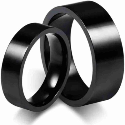 Neerajyoti couple band ring set Alloy Titanium Plated Ring Set