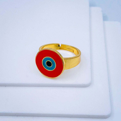 ZIVOM Evil Eye Copper Gold Plated Ring