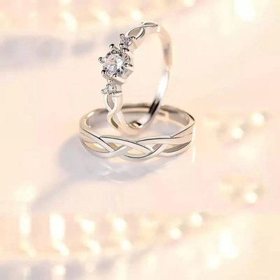 Teeragaj Alloy Silver Plated Ring Set