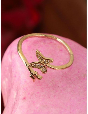 STYYLO FASHION RNG-M-20162-SF Alloy Cubic Zirconia Gold Plated Ring