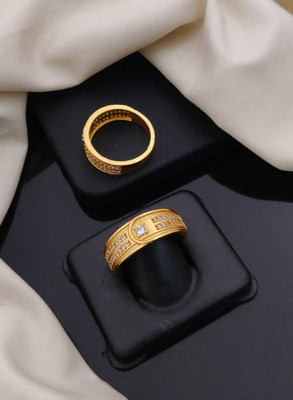 GORASH CREATION JR-58_24 Alloy Cubic Zirconia Gold Plated Ring