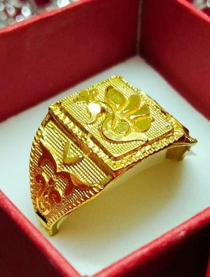 UDS CREATION Brass Gold Plated Ring