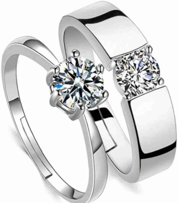 pasu fashion Alloy Sterling Silver Plated Ring Set