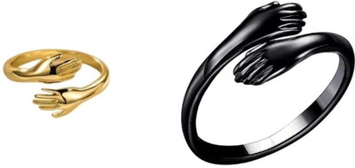 White Chimes Women Ring (Pack of 3) Alloy Ring