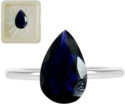 CaratYogi Certified Natural Iolite Gemstone 8.41 Carat 9.25 Ratti Pear Shape for Stone Neeli Lolite Ring