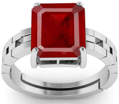 LMDLACHAMA 4.00 Carat AA++ Quality Original Certified Natural Ruby Gemstone Ring For Women Silver Ruby Ring