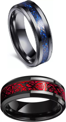 Neerajyoti Valentine Fashionable Stylish Trendy Look Dragon Ring Stainless Steel Titanium Plated Ring
