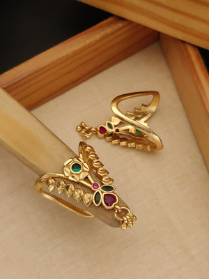 bettar think VANKI RING FOR Brass Gold Plated Ring