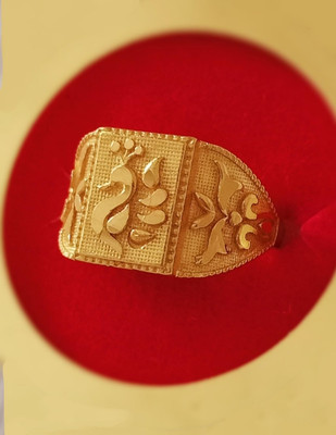 Urdeals Stylish fancy peacock design ring brass plated trendy ring for man and Brass, Alloy Gold Plated Ring