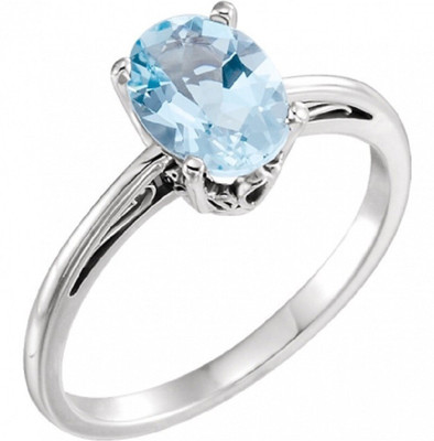 Gemzonite Stone Topaz Silver Plated Ring