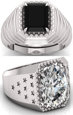 BHAIRAW GEMS Stainless Steel Ring