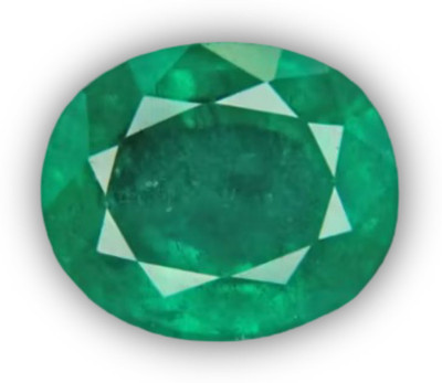 GEME 5.50 Ratti Lab Certified Original Natural Emerald (Panna) stone. Stone, Crystal Ring
