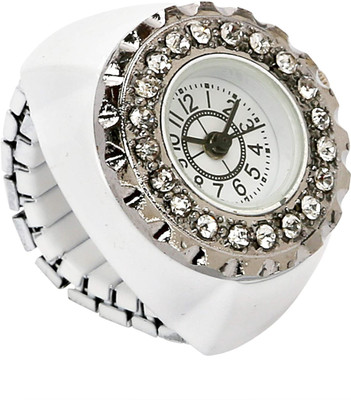 YouBella Stylish and Trendy Party Wear Jewellery Alloy Silver Plated Ring