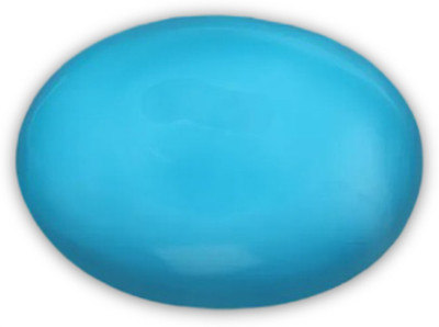 GEME 10.00 Ratti Turquoise (फिरोज) stone with Lab Tested card. Stone Turquoise Ring