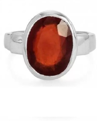 Gemzonite Hessonite/Garnet Ring with Natural Gomed Stone Lab Certified Brass Garnet Ring