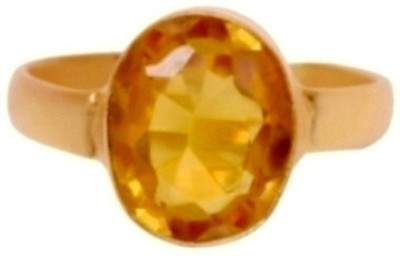 Jewelswonder Alloy Sapphire Gold Plated Ring