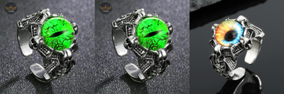 JS Enterprises Alloy Silver Plated Ring Set