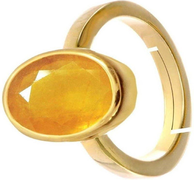 MB Gems Yellow Sapphire Stone 31 Stone Sapphire Ring