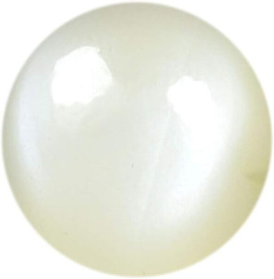 JewelryGift Certified Real White Moonstone Gemstone 2.95 Carat 3.25 Ratti Round Shape for Stone Moonstone Ring