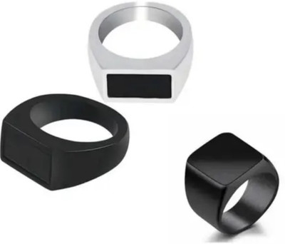 Neerajyoti Alloy Titanium Plated Ring Set