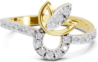 Sparq Certified Lab Grown Diamond & 925 Sterling Silver Gold Plated Ring