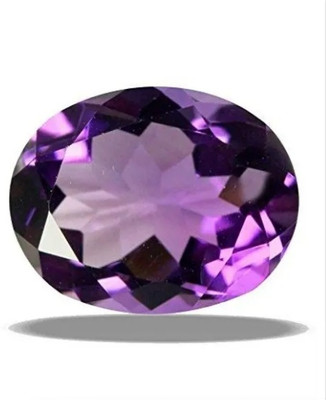 MAHADEVDEPSTORE 8.5 Ratti Original Amethyst Stone Certified Gemstone For Astrological Uses Stone Amethyst Ring