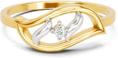 Sparq Certified Lab Grown Diamond & 925 Sterling Silver Gold Plated Ring