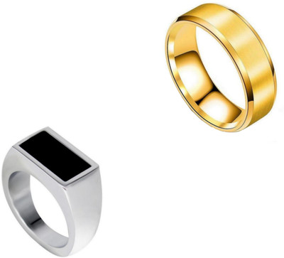 Neerajyoti ring set Alloy Gold Plated Ring Set