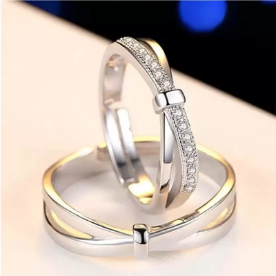 Ruhi Collection Alloy Silver Plated Ring