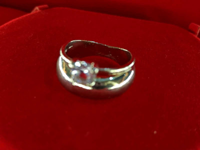 Jhanoher RING TOW IN ONE Silver Silver Plated Ring