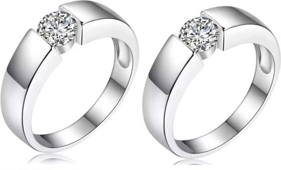 Ruhi Collection Alloy Silver Plated Ring