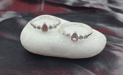 Shree Shobha Collection Plain Daily wear Silver Toe Ring
