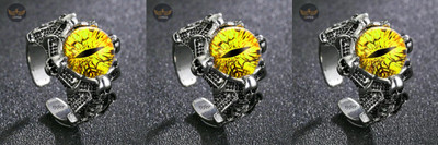 Astrootalk Alloy Silver Plated Ring Set