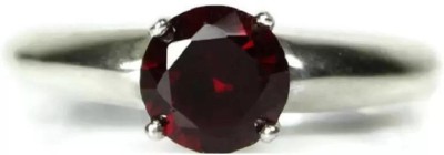 Gemzonite Certified A+ Quality Original Gomed Hessonite Garnet Ring For Women & Men Brass Garnet Ring