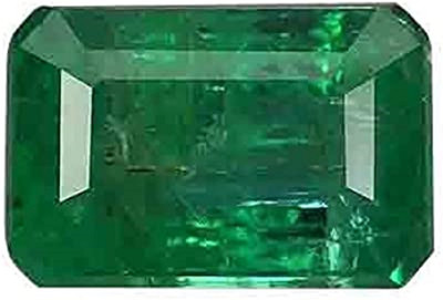Sidharth Gems SidharthGems Colombian Emerald Stone 7.25 Ratti 6.32 Crt Precious Panna Gemstone Stone Emerald Ring