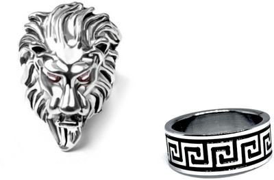 Neerajyoti Alloy Platinum Plated Ring Set