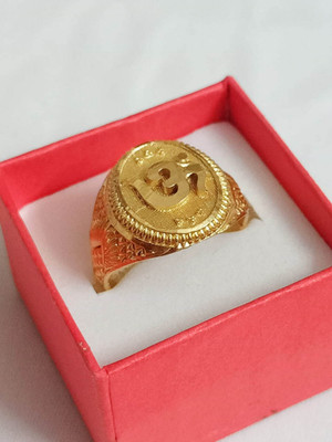 VENTERPRISE kavya golad plated om ring pack f 1 Alloy Ring