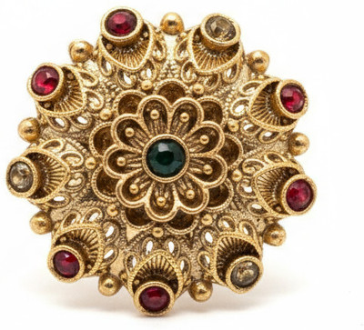 ARIRAdesigns stylish and ethnic big ring Metal Ring