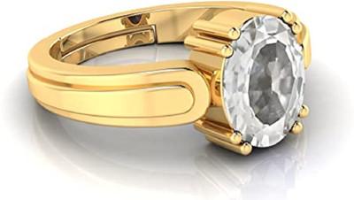GenZcomplex Alloy Sapphire Gold Plated Ring