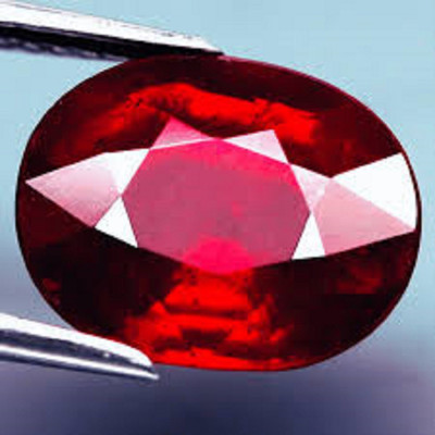 Sidharth Gems Sidharth Gems Natural Burma Ruby Manik 7.25 Ratti 6.00 Crt Stone Natural Loose Stone Ruby Ring